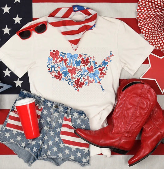 Coquette Map Tee - Baby Jac + Co.