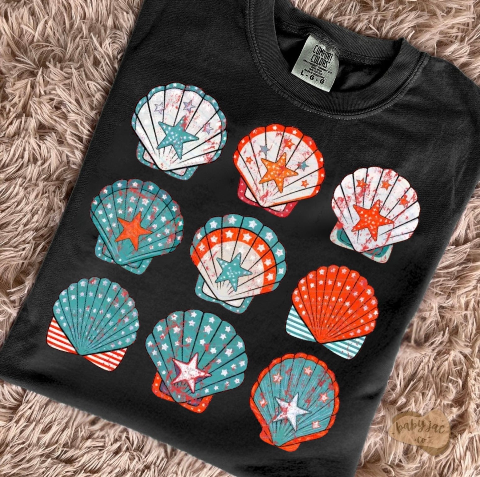 Patriotic Shells Tee - Baby Jac + Co.