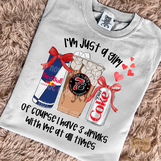 Three Drinks Tee - Baby Jac + Co.