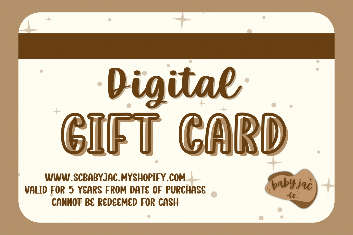 Baby Jac Gift Cards - Baby Jac + Co.