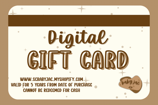 Baby Jac Gift Cards - Baby Jac + Co.